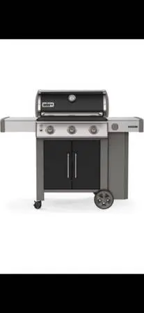 Weber Genesis II E-315 3-Burner Liquid Propane Grill, Black