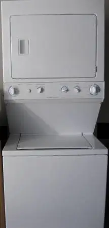 Like New Frigidaire stacked washer-electric dryer full size