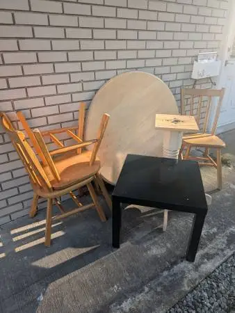 FREE Dining Table & Side Table