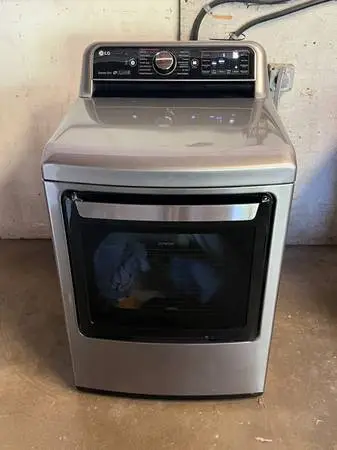 LG STAINLESS ELECTRIC DRYER