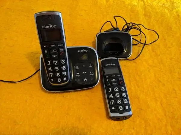 Clarity Cordless Phone, amplified hearing,landline, BT914 loss