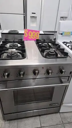 30” NXR RANGE OVEN COMERCIAL 4 BURNERS STAINLESS STEEL FOR SALE