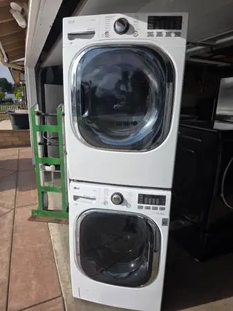 LG WASHER AND DRYER GAS FULL WORKING