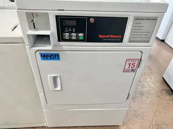 Speed Queen SDELCFGS171TW01 Electric Dryer Coin Operated 27 Inch