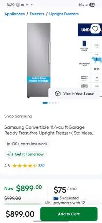 Freezer/fridge