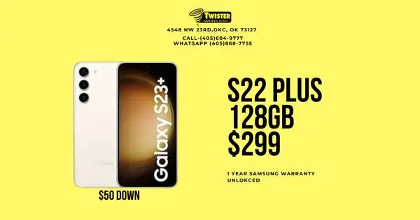 S22 PLUS LIKE NEW UNLOKCED ON SALE