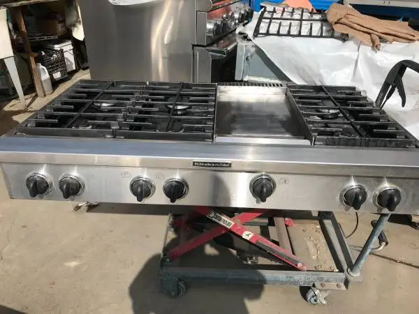 48 Kitchen Aid Rangetop