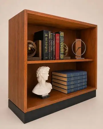 Mid Century Modern Diminutive Bookshelf by Hesco