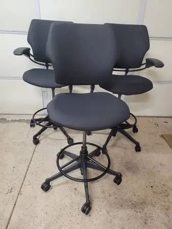 Humanscale Freedom Stool Office Chair, High chair for Adjustable Computer Desk