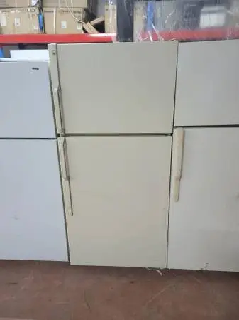 Refrigerator almond top and bottom