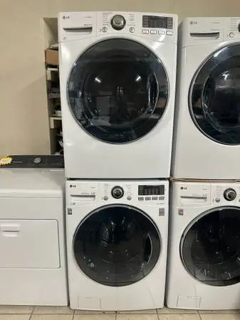 LG WM3570HWA/DLGX3571W washer & Gas dryer Set LIKE NEW W/ WARRANTY!!