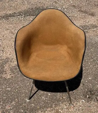 Herman Miller 108462 Shell Arm Chair Fiberglass Mid Century NEEDS TLC