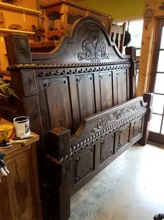 Rclaimed wood Rustic King Size Bedroom Set