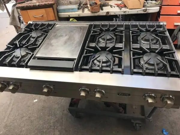48 Viking Stainless rangetop, set price