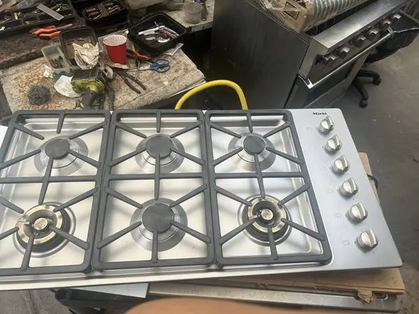 42 Miele Stainless Cooktop