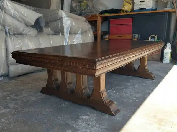WALNUT COFFEE TABLE FROM THE EARLY 70s