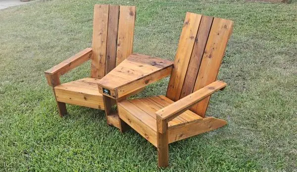 3-PIECE ANGLED ADIRONDACK SET