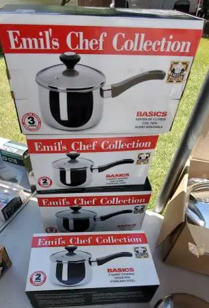 2 quart and 3 quart new