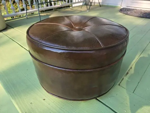 Mid Century Modern Rolling Hassock