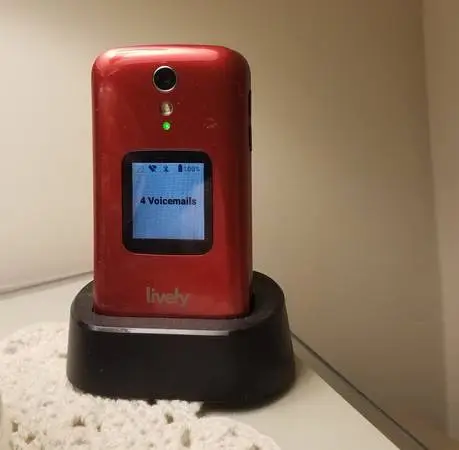 Lightly Used Very Nice Lively Flip Phone(Formerly known as JitterBug)