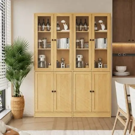 2pcs 71 H X 23.6 W Standard Bookcase Cabinet