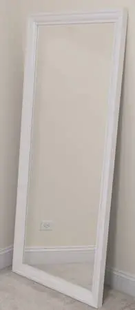 IKEA TOFTBYN 5.5ft White Mirror w/Mounting Brackets