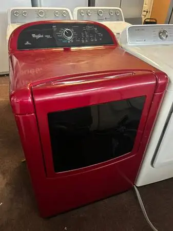 Electric Dryer Whirlpool Red