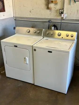 MAYTAG SUPER CAPACITY WASHER AND ELECTRIC DRYER