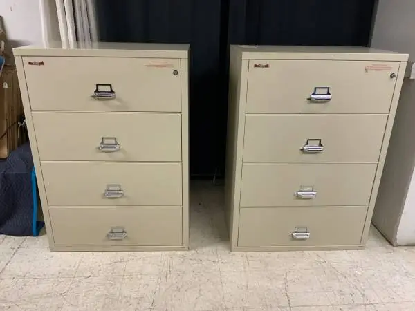 Fire king lateral filing cabinets