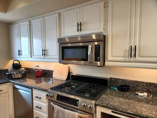 Kitchen Aid Microwave Oven Mounts Above cooktop