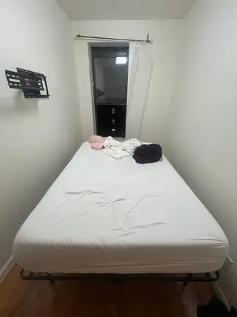 Nice Double Mattress + Bedframe + multiple sets of sheets