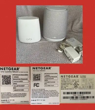 orbi set, $80 ea set 2 availables