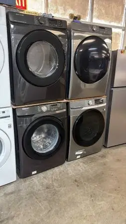Samsung front load washer and gas dryer