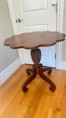 Wooden side table