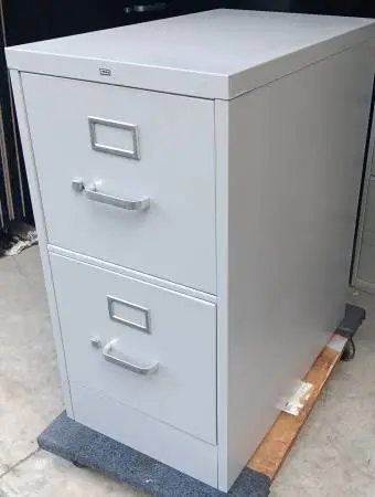 HON,2-Drawer,Letter-Size File Cabinet,Light Gray,Rails,Followers