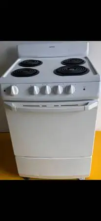 Electric stove small 24 inches wide