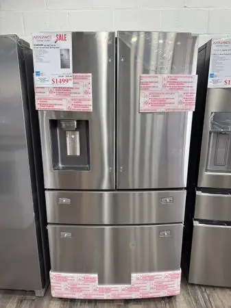 Samsung 36”W 28 cu.ft Openbox Stainless Steel French 4 Door Refrigerator
