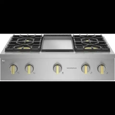 MONOGRAM 36 GAS RANGE TOP (OUT OF BOX)