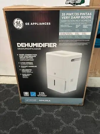 GE 35 pint dehumidifier