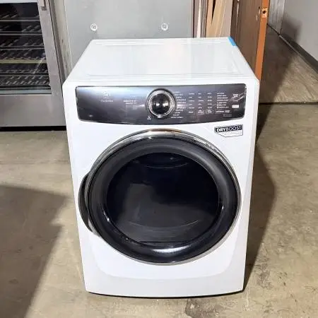 Electrolux ELFG7637AW 27 Front Load Gas Dryer w/ 8.0 cu. ft Capacity
