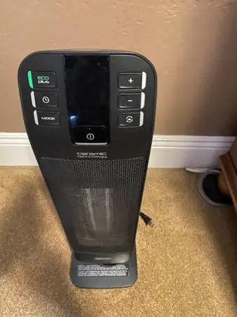 DELONGHI PORTABLE HEATER CERAMIC ECO PLUS TECHNOLOGY LIKE NEW