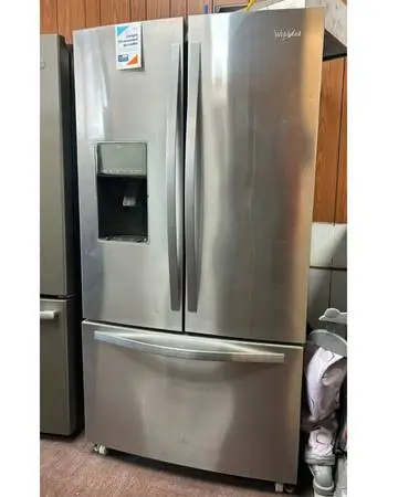 Refrigerator French Door Whirlpool Stainless Steel