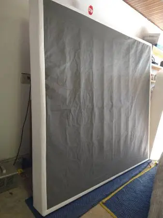 7 METAL KING BOX SPRING WITH FABRIC COVER