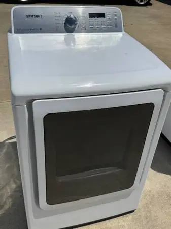 Silver panel Samsung dryer electric large capacity