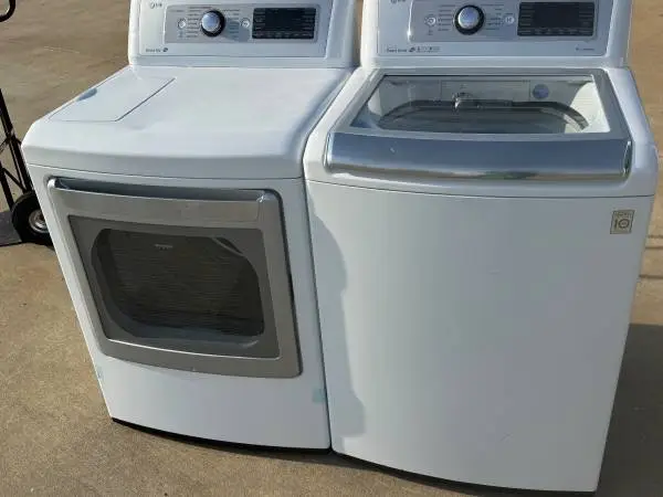 Front load LG washer top loader and dryer extra large capacity