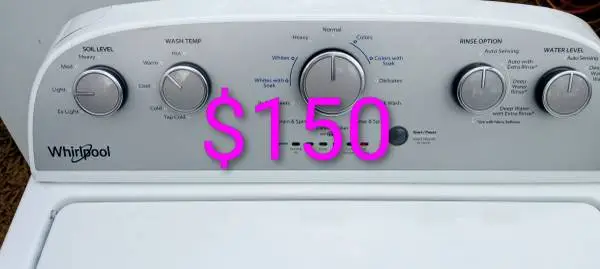 Like new top of the line Whirlpool washer 😁👍✌️