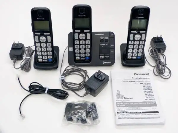 Panasonic Cordless Bluetooth Phone & Answering System (KX-TGE260)