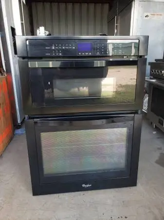 Whirlpool 30 black oven microwave combo WOC54EC0AB warranty