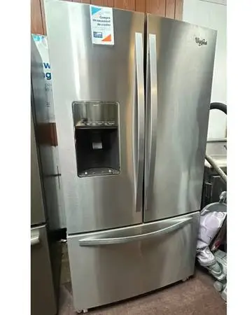 Refrigerator Whirlpool French Door 3 Door Stainless Steel