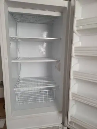 Freeze manual defrost
